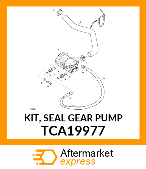 KIT, SEAL GEAR PUMP TCA19977