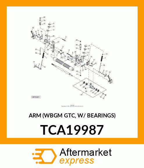 ARM (WBGM GTC, W/ BEARINGS) TCA19987