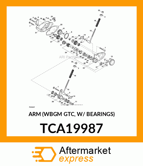 ARM (WBGM GTC, W/ BEARINGS) TCA19987