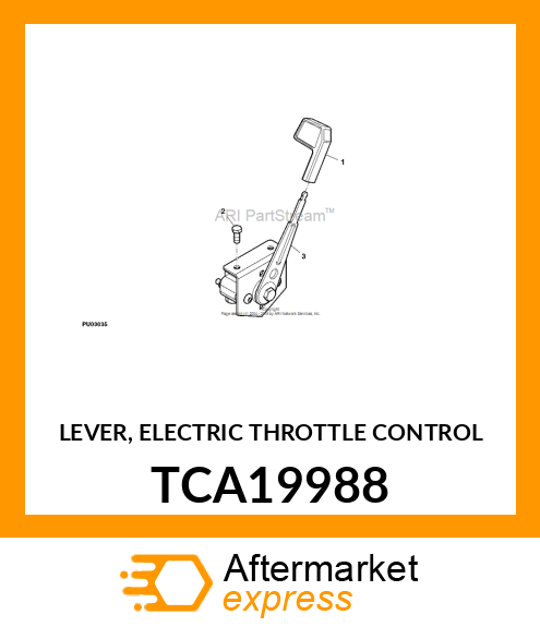 LEVER, ELECTRIC THROTTLE CONTROL TCA19988