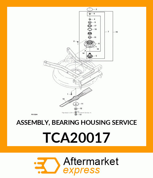 ASSEMBLY, BEARING HOUSING SERVICE TCA20017