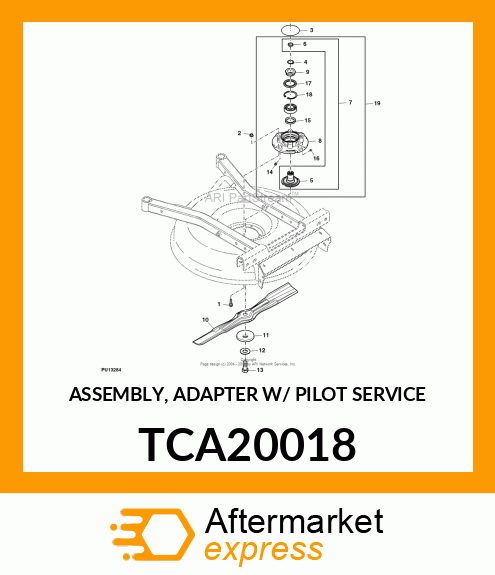 ASSEMBLY, ADAPTER W/ PILOT SERVICE TCA20018