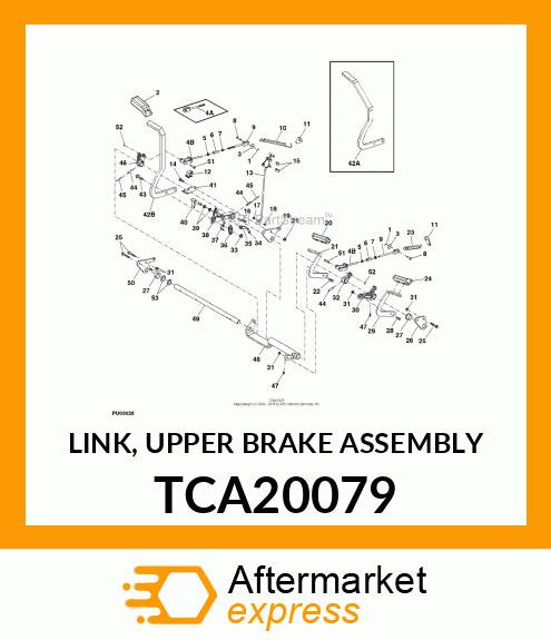 LINK, UPPER BRAKE ASSEMBLY TCA20079