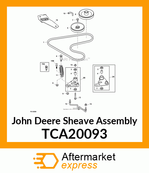 SHEAVE, TRACTION DRIVE ENGINE TCA20093