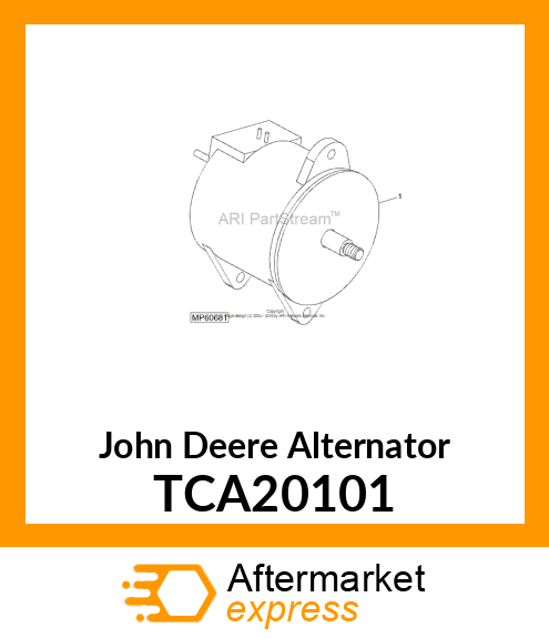 ALTERNATOR, 48V, 100 A TCA20101