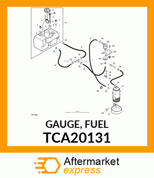 GAUGE, FUEL TCA20131