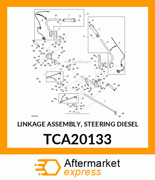 LINKAGE ASSEMBLY, STEERING DIESEL TCA20133