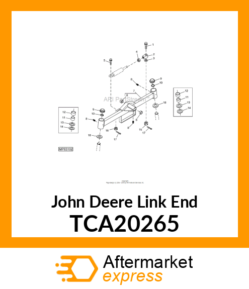 ROD END, FEMALE 8400 TCA20265