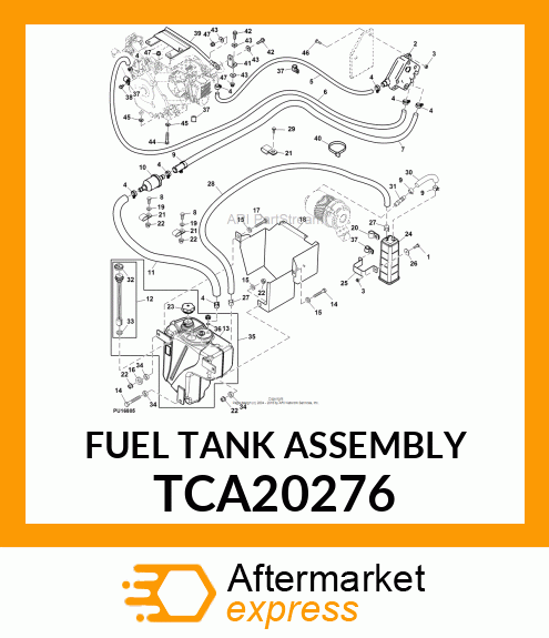 FUEL TANK ASSEMBLY TCA20276