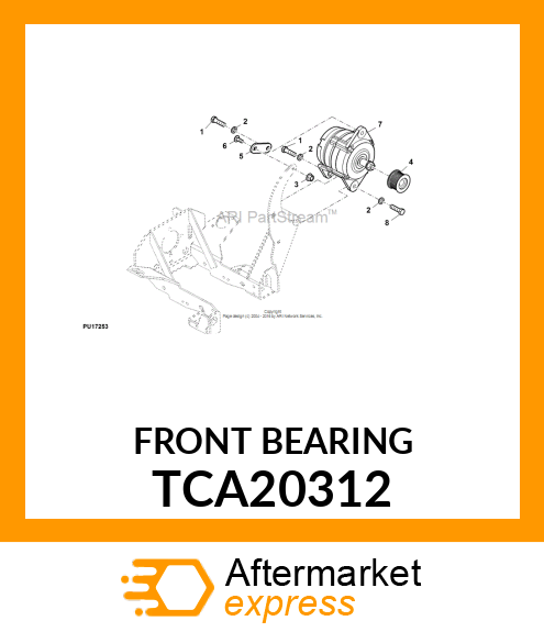 FRONT BEARING TCA20312