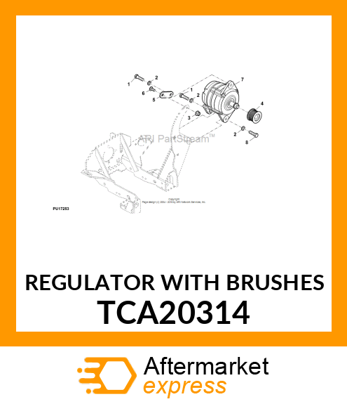 REGULATOR WITH BRUSHES TCA20314