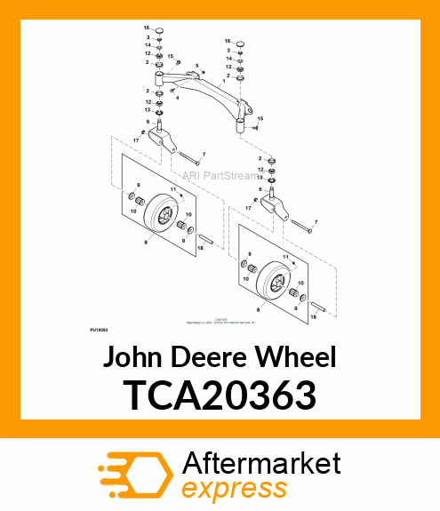 WHEEL TCA20363