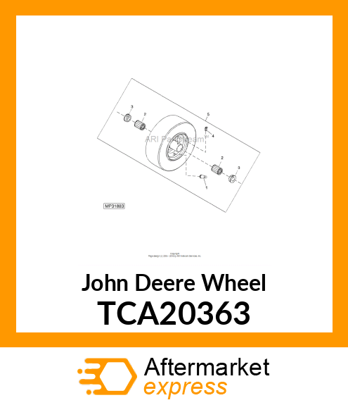 WHEEL TCA20363