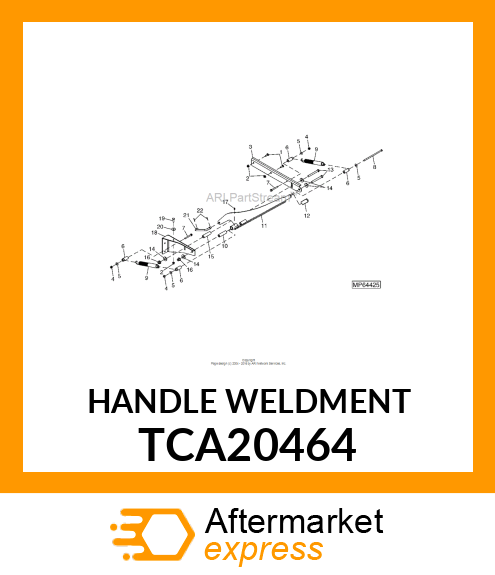 HANDLE WELDMENT TCA20464