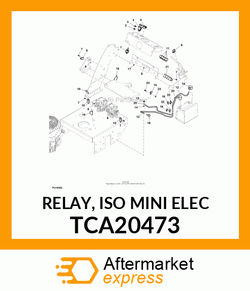 RELAY, ISO MINI ELEC TCA20473