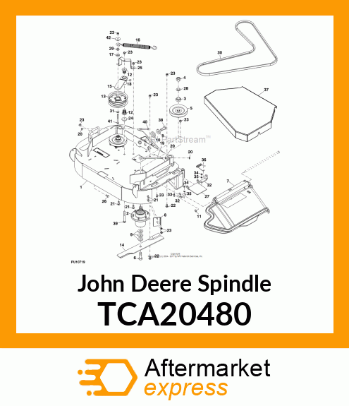 SPINDLE, HOUSING ASSY TCA20480