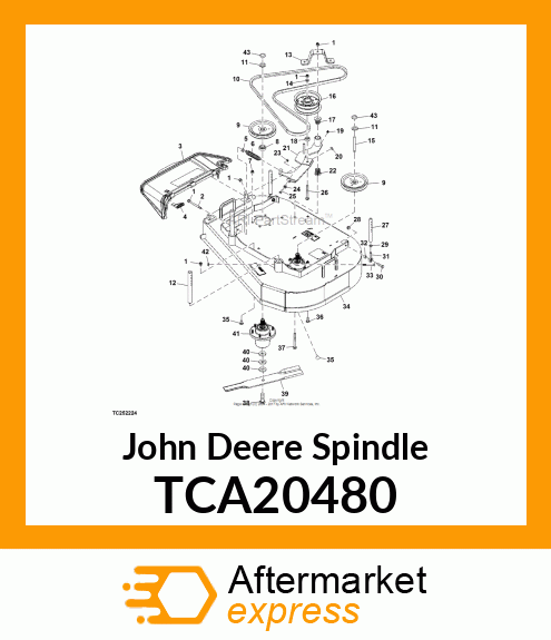 SPINDLE, HOUSING ASSY TCA20480