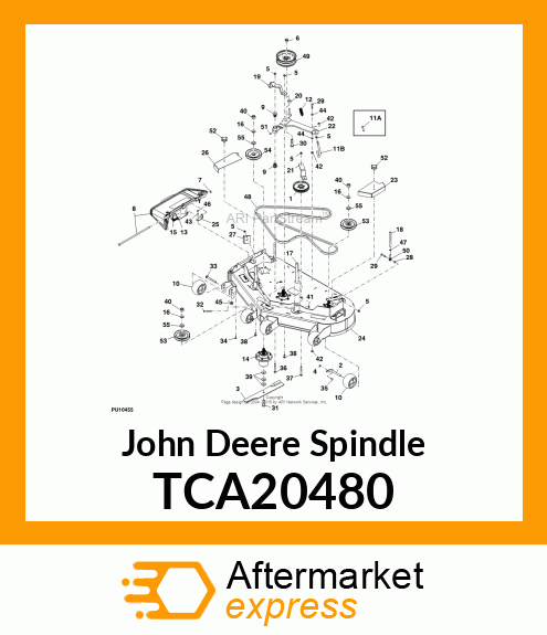 SPINDLE, HOUSING ASSY TCA20480