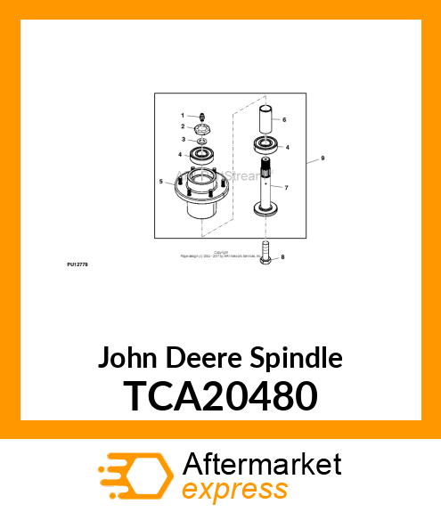 SPINDLE, HOUSING ASSY TCA20480