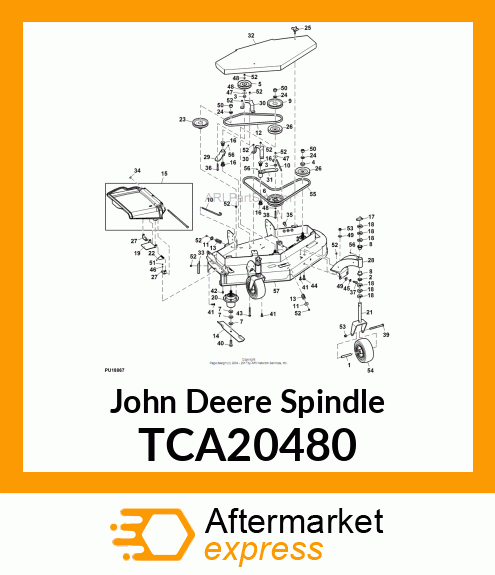 SPINDLE, HOUSING ASSY TCA20480