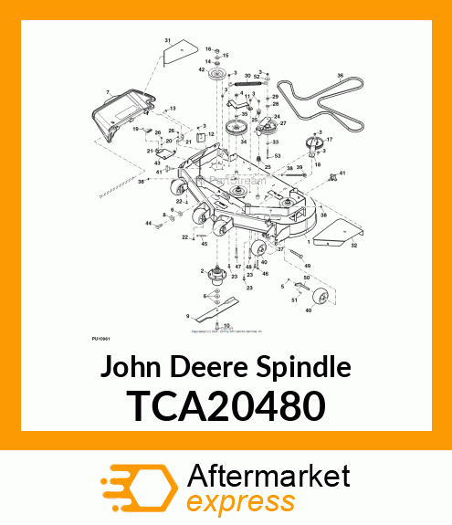 SPINDLE, HOUSING ASSY TCA20480