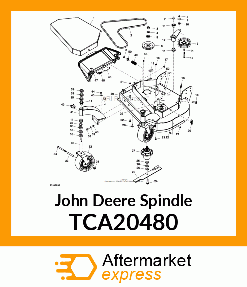 SPINDLE, HOUSING ASSY TCA20480