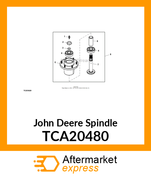 SPINDLE, HOUSING ASSY TCA20480