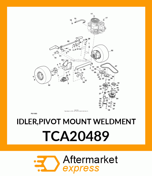 IDLER,PIVOT MOUNT WELDMENT TCA20489