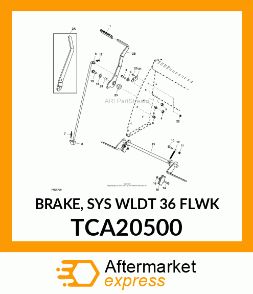 BRAKE, SYS WLDT 36 FLWK TCA20500