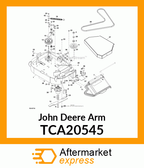 ARM, IDLER WELDMENT W/OFFSET TCA20545