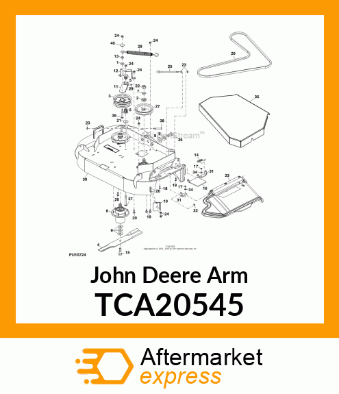 ARM, IDLER WELDMENT W/OFFSET TCA20545