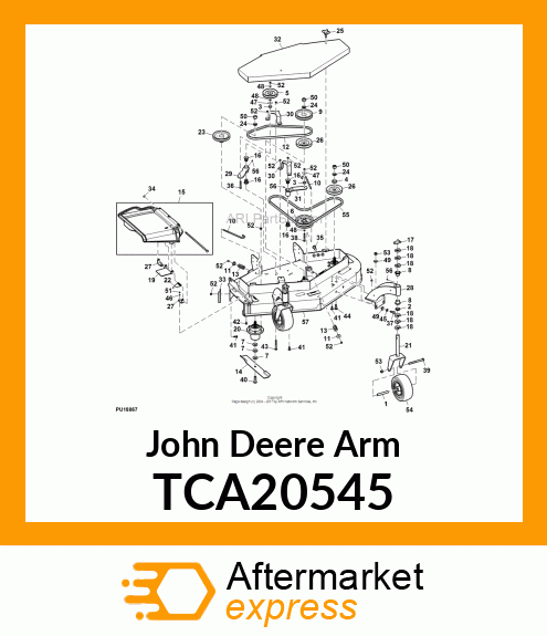 ARM, IDLER WELDMENT W/OFFSET TCA20545