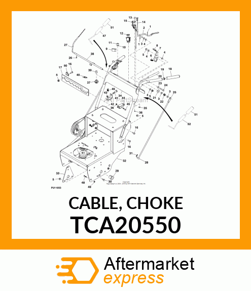 CABLE, CHOKE TCA20550