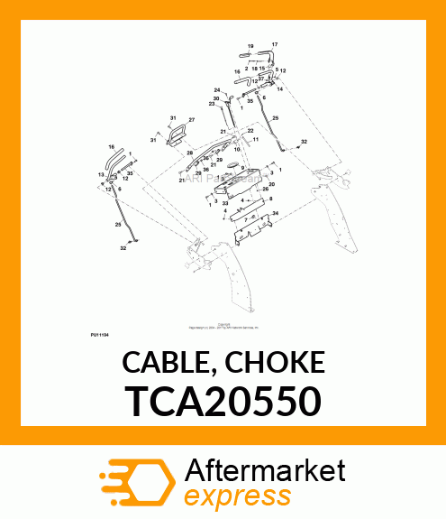 CABLE, CHOKE TCA20550