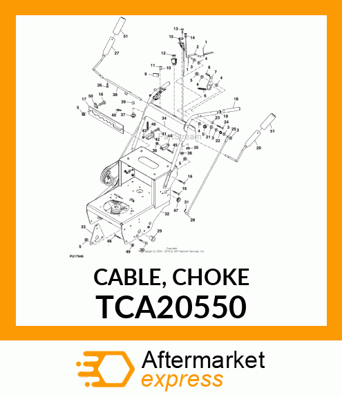 CABLE, CHOKE TCA20550