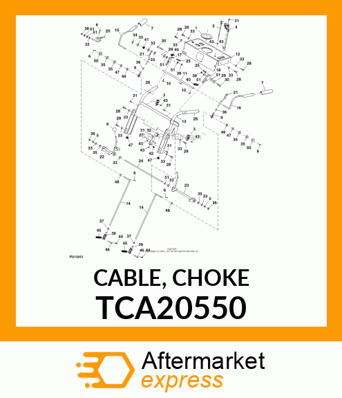 CABLE, CHOKE TCA20550