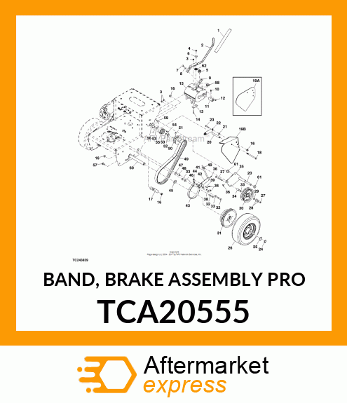 BAND, BRAKE ASSEMBLY PRO TCA20555