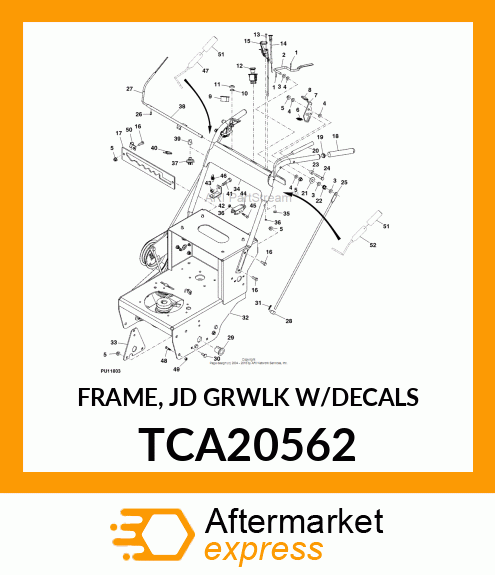 FRAME, JD GRWLK W/DECALS TCA20562