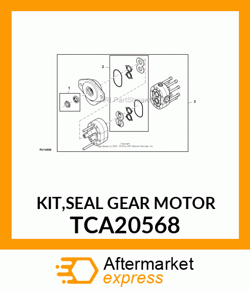 KIT,SEAL GEAR MOTOR TCA20568