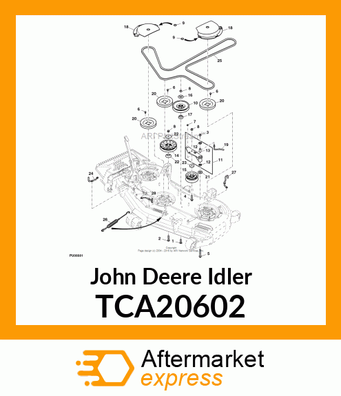 IDLER PULLEY TCA20602