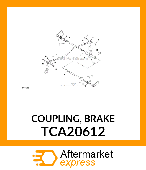 COUPLING, BRAKE TCA20612