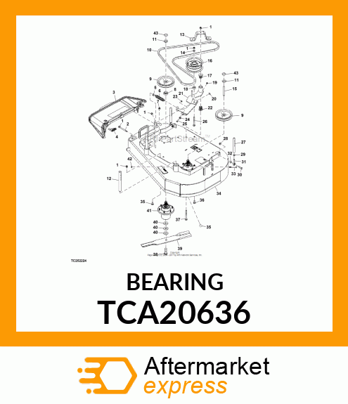 BEARING,BAL.250X.688X.313 TCA20636