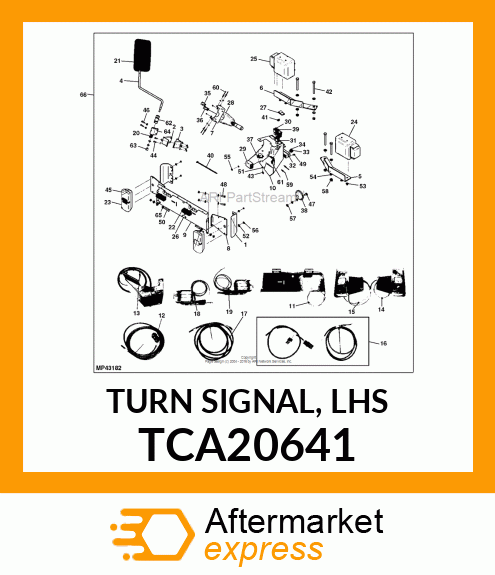 TURN SIGNAL, LHS TCA20641