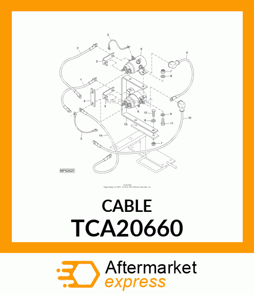 CABLE, ELECTRIC TCA20660