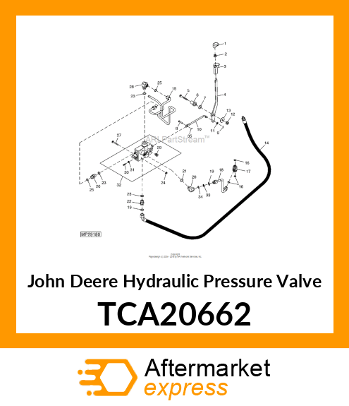 HYDRAULIC PRESSURE VALVE TCA20662