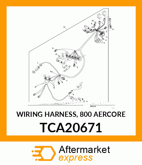 WIRING HARNESS, 800 AERCORE TCA20671