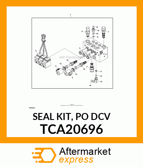 SEAL KIT, PO DCV TCA20696