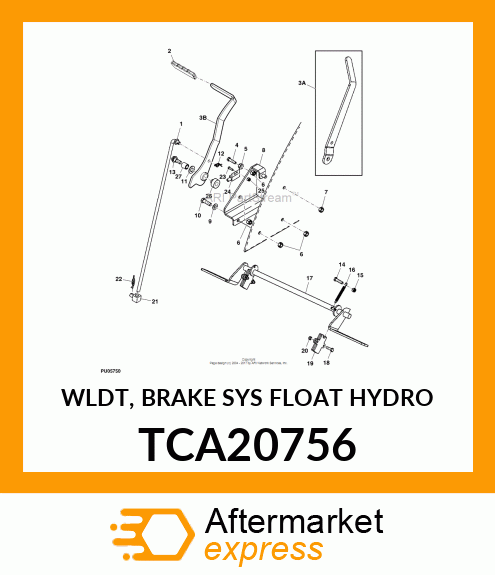 WLDT, BRAKE SYS FLOAT HYDRO TCA20756