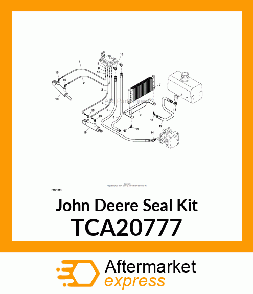 KIT, HYDRAULIC CYLINDER SEAL TCA20777