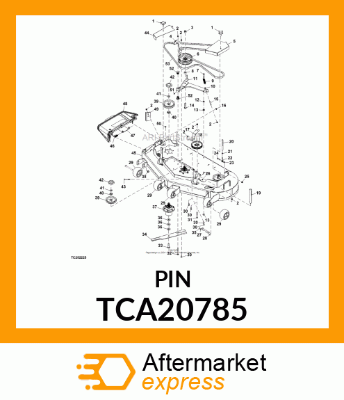 PIVOT, RETAINER WELD TCA20785